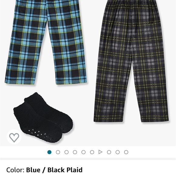 2 pairs of fleece pajama pants. - Picture 3 of 4